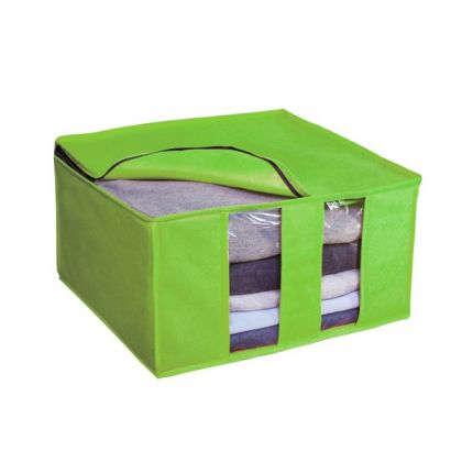 Раскладная коробка для вещей 40x40x25 см, салатовая