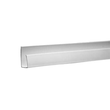 Торцевая планка для пластиковых панелей 200x2 см, белая