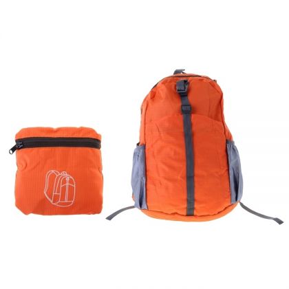 Складной рюкзак с карманами, оранжевый