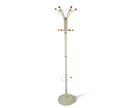 Вешалка напольная модель 13, слоновая кость