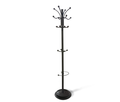 Вешалка напольная модель 14, черная матовая
