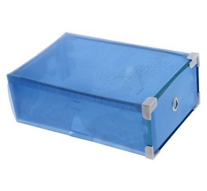 Коробка для обуви "Melani", синяя, 31 х 19,5 х 10,5 см