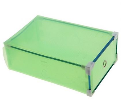 Коробка для обуви Melani, зеленый, 31 x 19,5 x 10,5 см