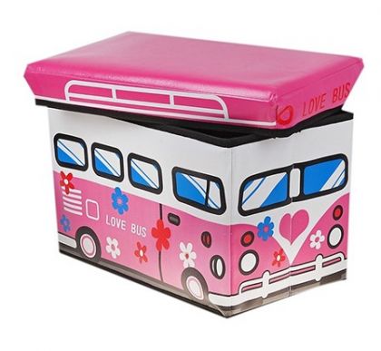 Коробка для хранения детская Любимый, розовая, большая