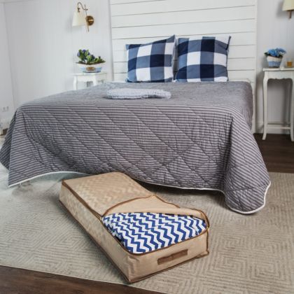 Чехол для одеял, подушек, постельного белья "Горох", 100 x 45 x 15 см