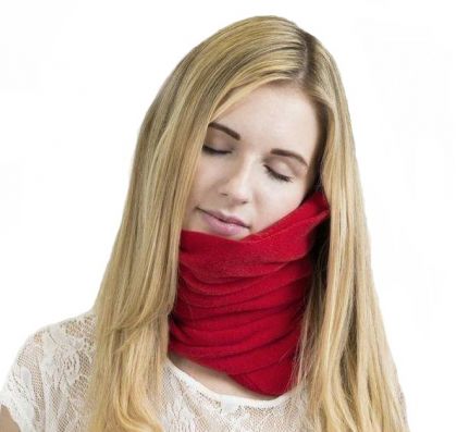 Подушка-шарф в дорогу, 28,5 х 75 см