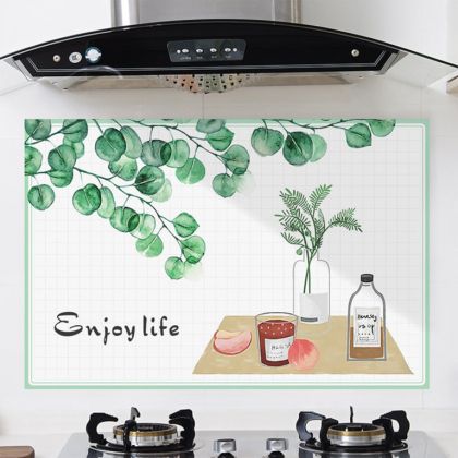 Наклейка жироотталкивающая для кухни «Enjoy Life», 90 x 60 см