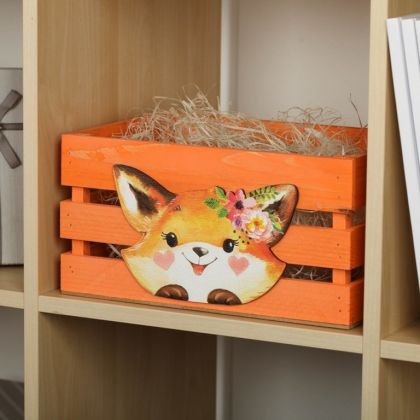 Ящик для хранения «Fox», оранжевый, 30 х 20 х 15 см