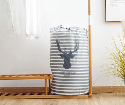Мешок для хранения одежды «Deer», серый, 43 x 43 x 82 см