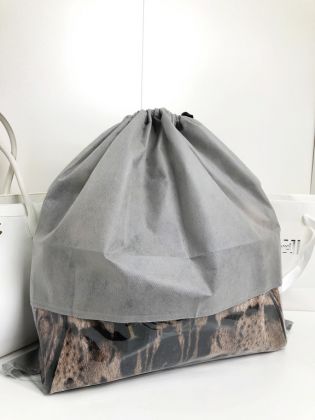 Чехол для хранения сумок с окном, серый, 50 x 50 см
