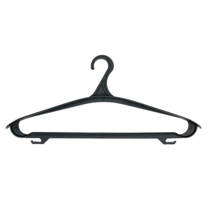 Вешалка-плечики для одежды, размер 48-50, черный, 42 х 3 x 19 см