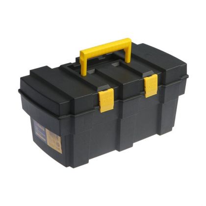 Ящик для инструмента, подвижный лоток, черный, 33,3 х 17,7 х 15,5 см