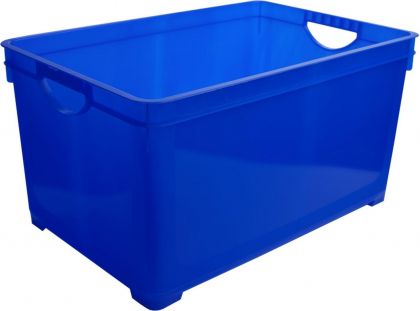 Ящик для хранения универсальный, 19 л, синий, 38,6 x 26,3 x 24,1 см