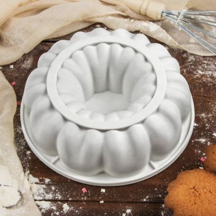 Силиконовая форма для муссовых тортов «Bon Appetit», 19 x 19 x 5,5 см