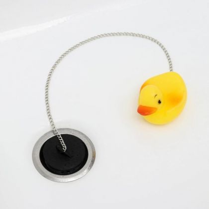 Пробка для ванны с игрушкой "Duck", 40 x 4,8 см