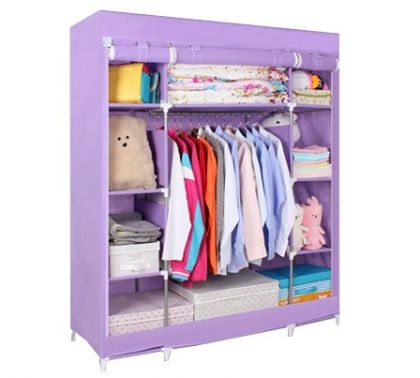 Тканевый шкаф Маджорити, фиолетовый