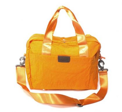 Большая складная сумка, оранжевая