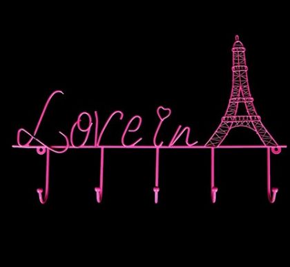 Настенная ключница "Любовь в Париже"