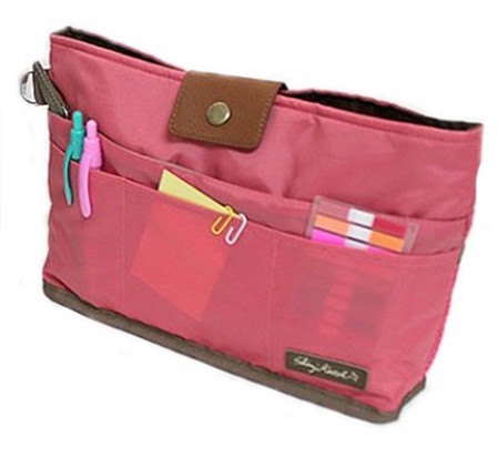 Органайзер для сумки 28смX16,5смX7см, розовый
