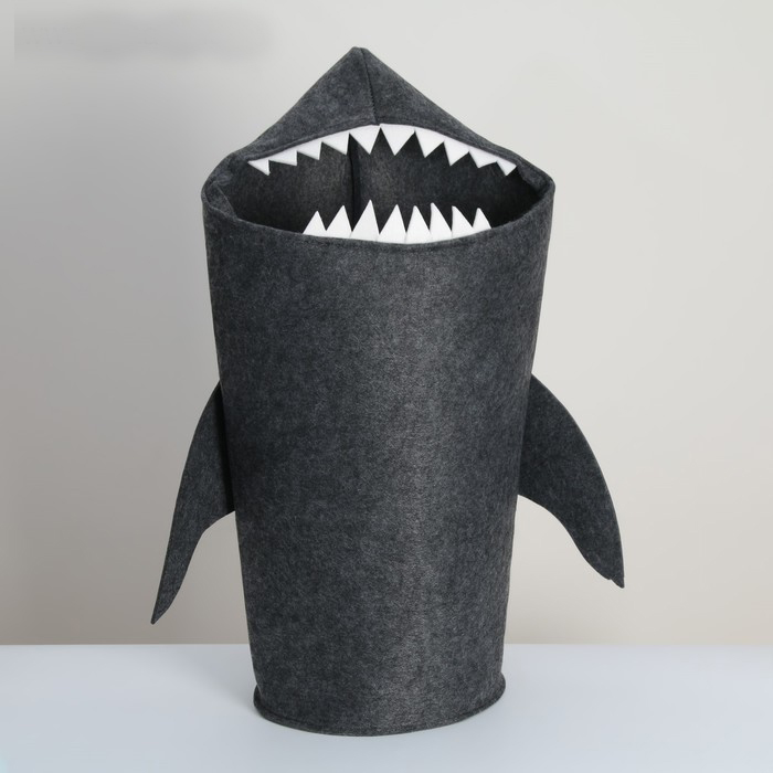Купить Корзина для хранения «Shark», тёмно-серый, 30 х 25 х 76 см