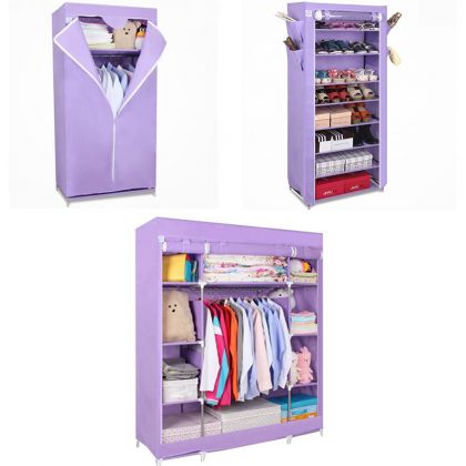 Комплект из 3х шкафов Маджорити, Элис и Кармэн, фиолетовый