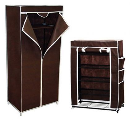 Комплект шкафов, тёмно-коричневый