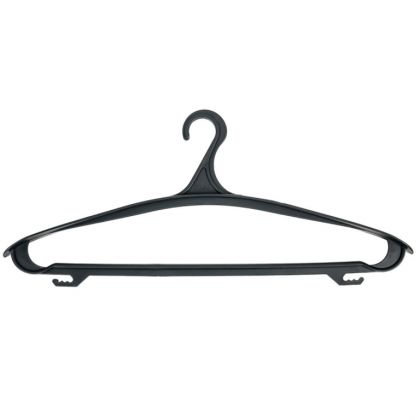 Вешалка-плечики для одежды, размер 52-54, черный, 43 х 3 x 19 см