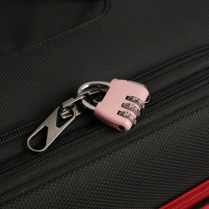 Кодовый навесной замок для чемодана, розовый, 3,6 x 2,2 см