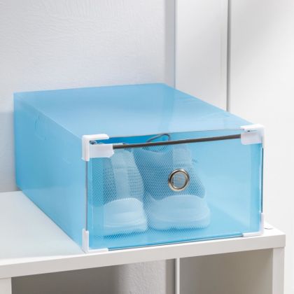 Коробка для хранения выдвижная «Melani», синий, 34 x 22 х 13 см
