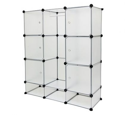 Шкаф модульный из 12 кубов