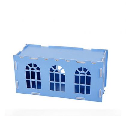 Настольный органайзер Дом, голубой